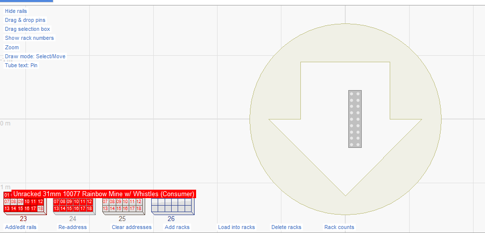 Mines won't auto load into rack
